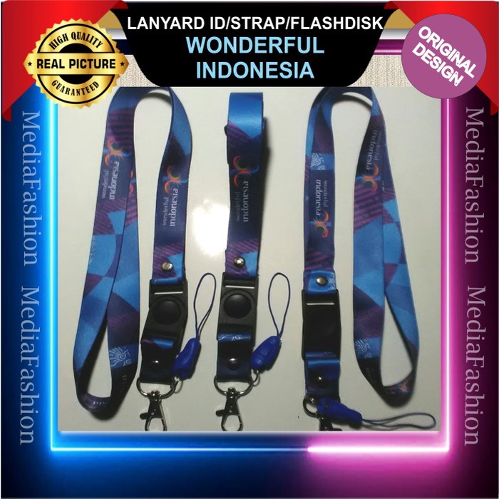 

Hot Sale Wonderful Indonesia Lanyard, Strap Id, Hp/Flashdisk Printing Digital ( Diskon