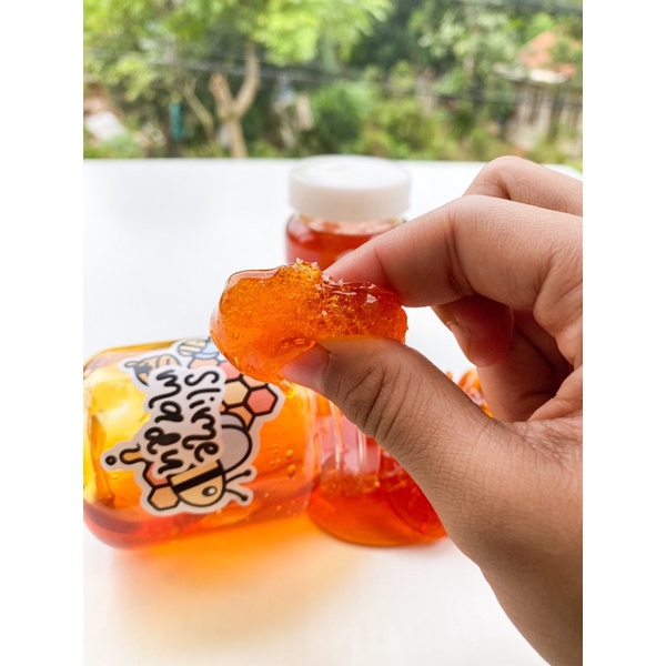 SLIME MADU BY SLIME BINTARO FREE ACTIVATOR || HONEY SLIME || SLIME MURAH SLIME LUCU CLEAR SLIME