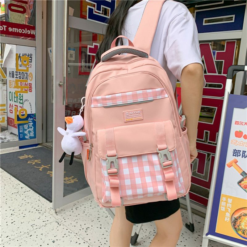 MOEZHA_ Tas Ransel Sekolah Anak Perempuan Cewek Wanita TK SD SMP SMA Fashion Korea Karakter Lucu Import