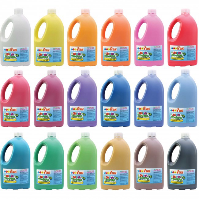 

FAS - SUPER TEMPERA WASHABLE POSTER PAINT - 2 LITERS -