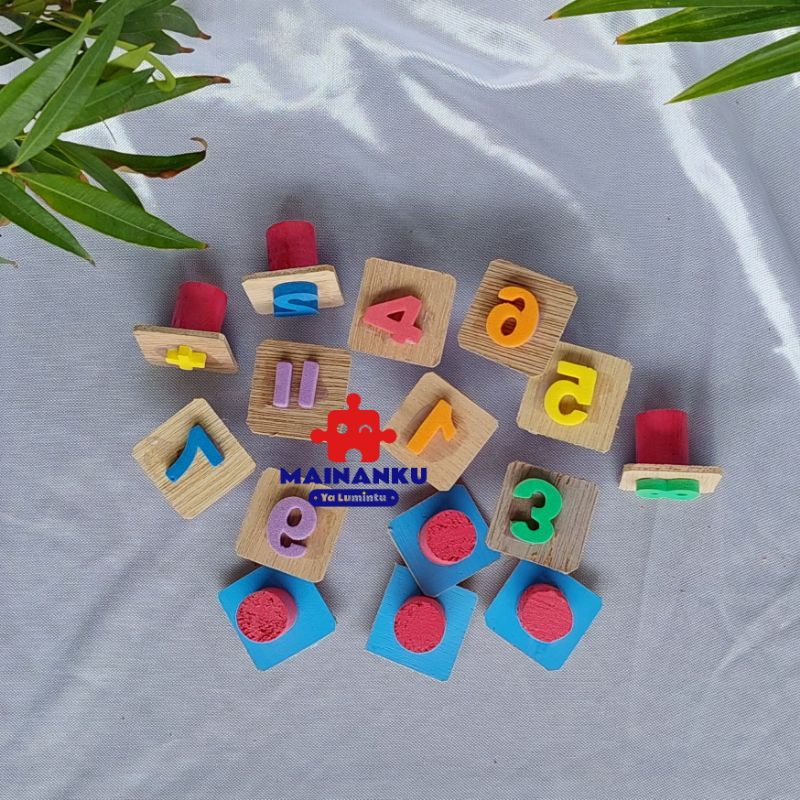 

Mainan Edukasi Anak Stempel Angka