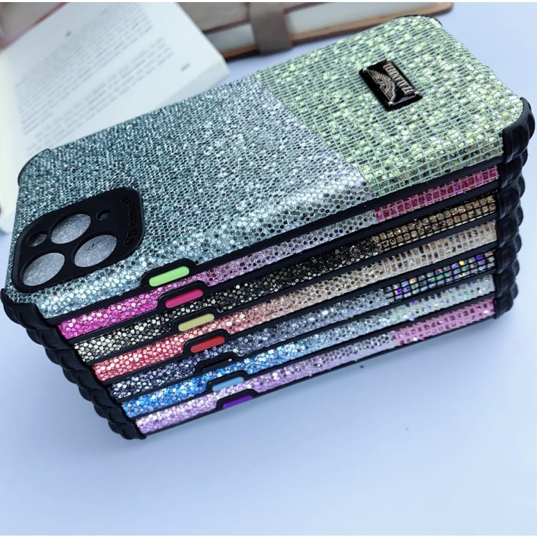Casing Glitter Disco Vivo Y17/Y15/Y12/Y12i/Y11 Glamor Bling Bling Disko Weika COD