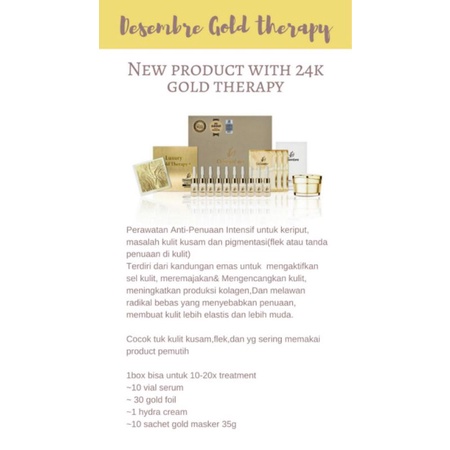 Desembre Gold Therapy