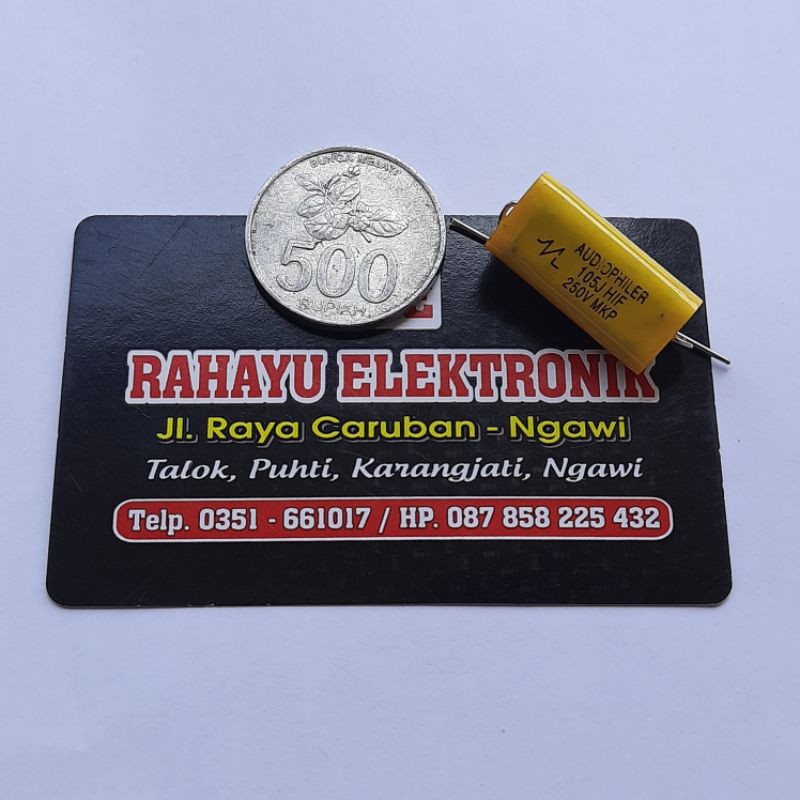 KAPASITOR AUDIOPHILER MKP KUNING 105 / 250V