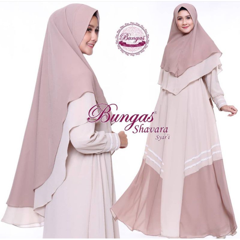SALE SYARI SET - ORIGINAL - Bungas Fashion/Raina Syar'i/dll