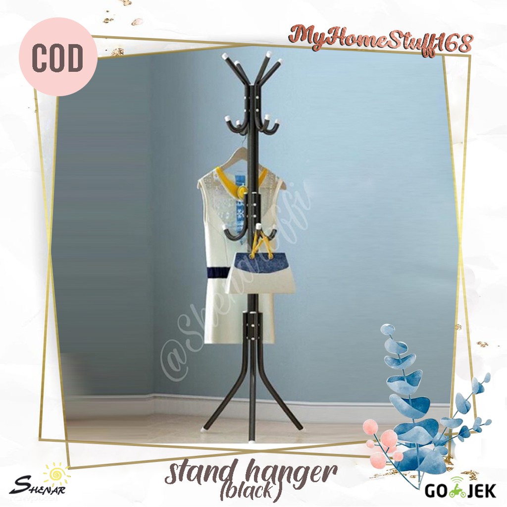 STAND HANGER/GANTUNGAN BERDIRI/GANTUNGAN BAJU/BAG HANGER/GANTUNGAN SERBAGUNA,SHENAR