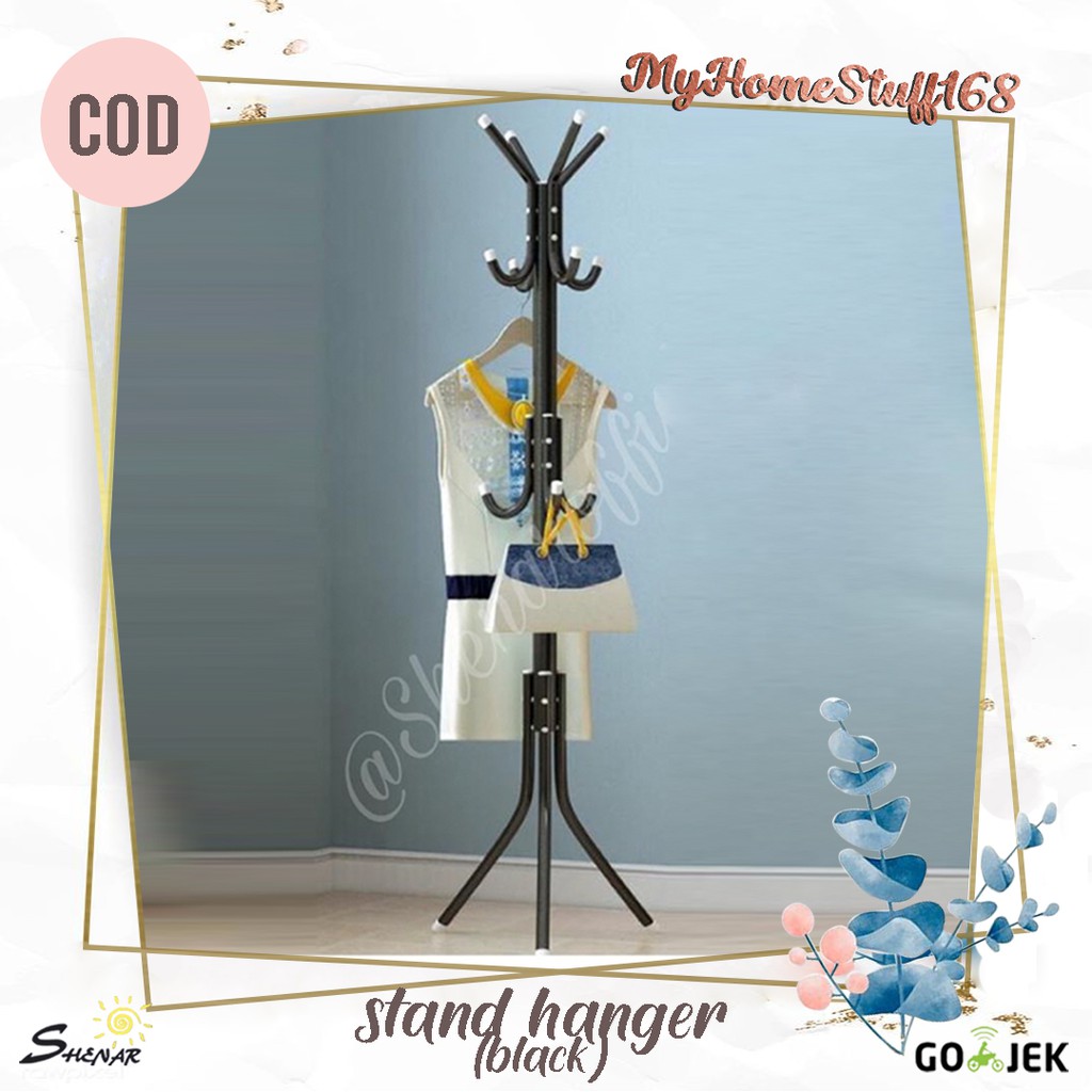 STAND HANGER/GANTUNGAN BERDIRI/GANTUNGAN BAJU/BAG HANGER/GANTUNGAN SERBAGUNA,SHENAR