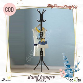 STAND HANGER GANTUNGAN  BERDIRI  GANTUNGAN  BAJU  BAG HANGER 