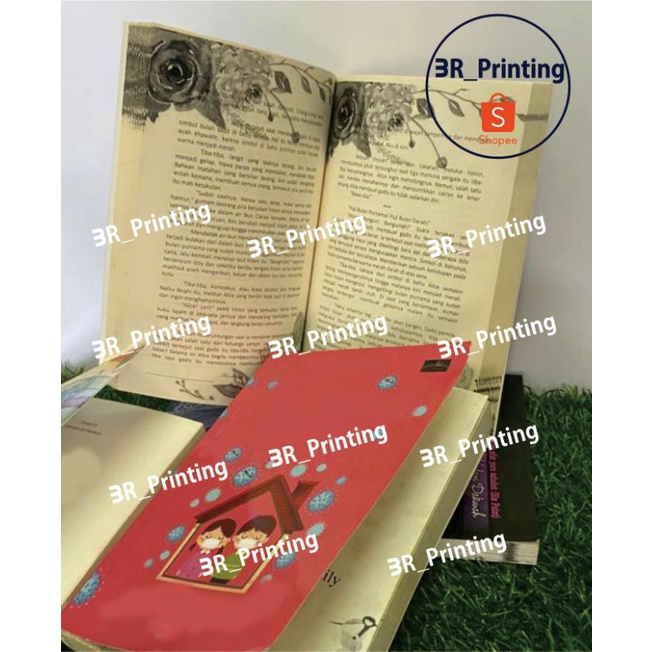 Jasa cetak buku/print buku  B5