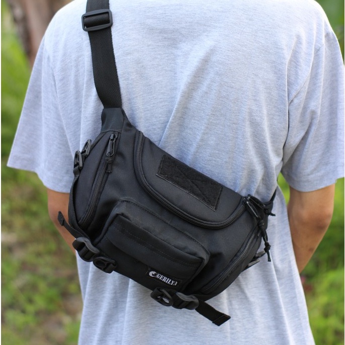 Tas Selempang Waistbag Pinggang Pria / Gerilya Jatayu