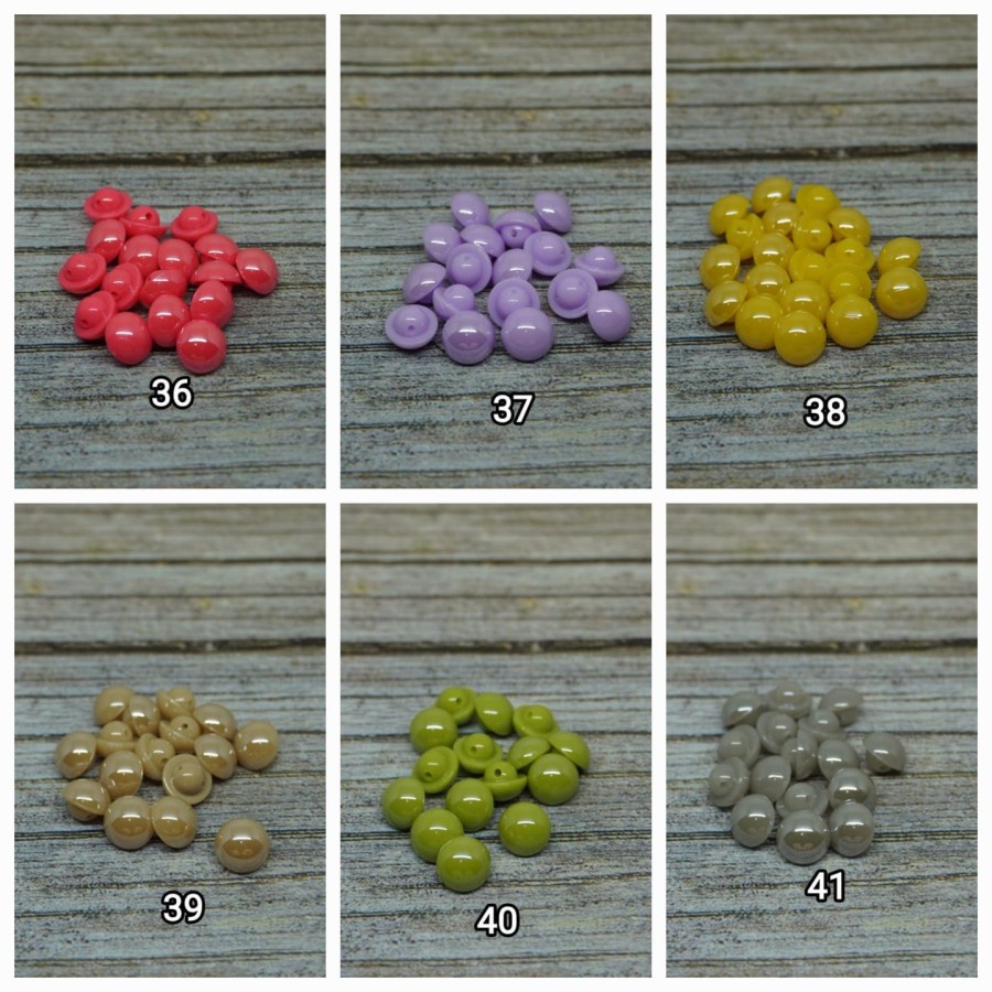 Kancing jamur mutiara/kancing kristal Doff/kancing kebaya part-2