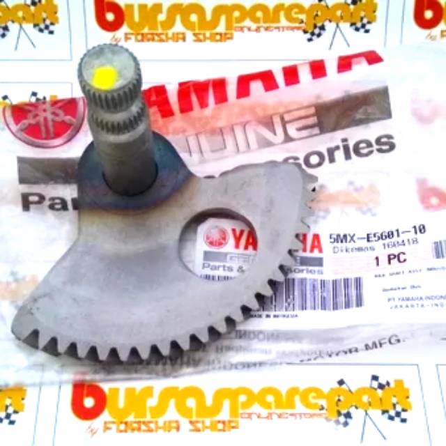Gear Kampak Gigi Selah Ori Gir Selaan Yamaha Nouvo Z Lele Sporty Kick Crank Shaft Original 5MX-E5601