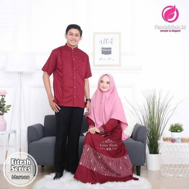GAMIS FITRAH BY FANIA HIJAB // GAMIS TOYOBO PREMIUM // GAMIS COUPLE KELUARGA // GAMIS SET SYARI