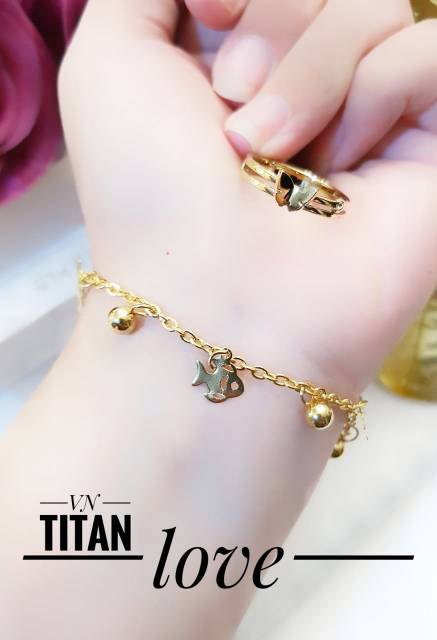 Titanium gelang dan cincin 2117i