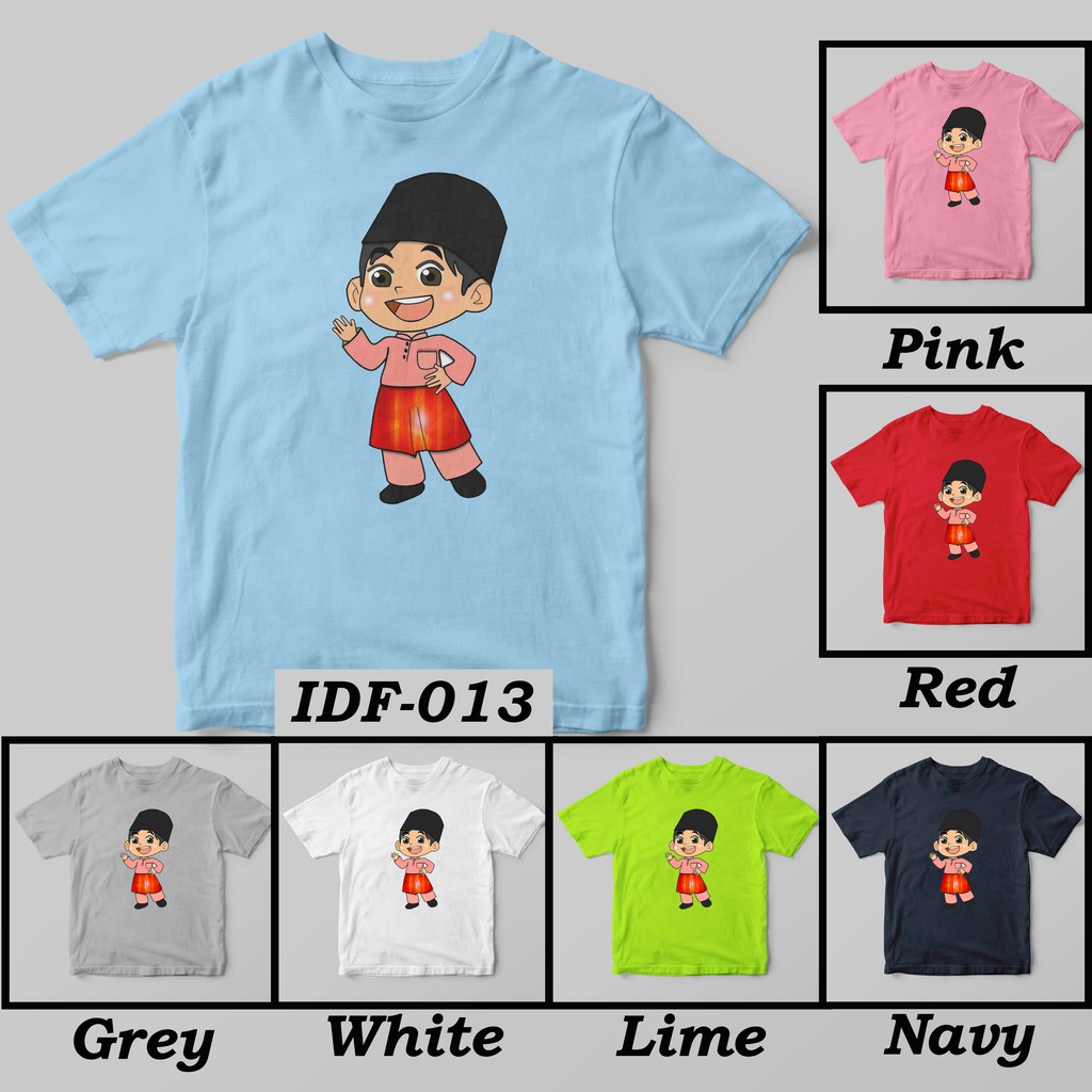 [FREE NAMA !!] Kaos Pria Edisi Lebaran Idul Fitri 100% COTTON PREMIUM