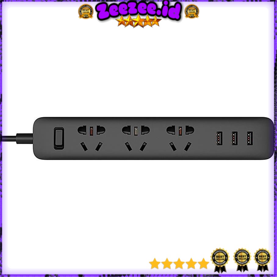 Xiaomi Mi Smart Power Strip 3 Plug dengan 3 USB Port 2A - XMCXB01QM (ORIGINAL)