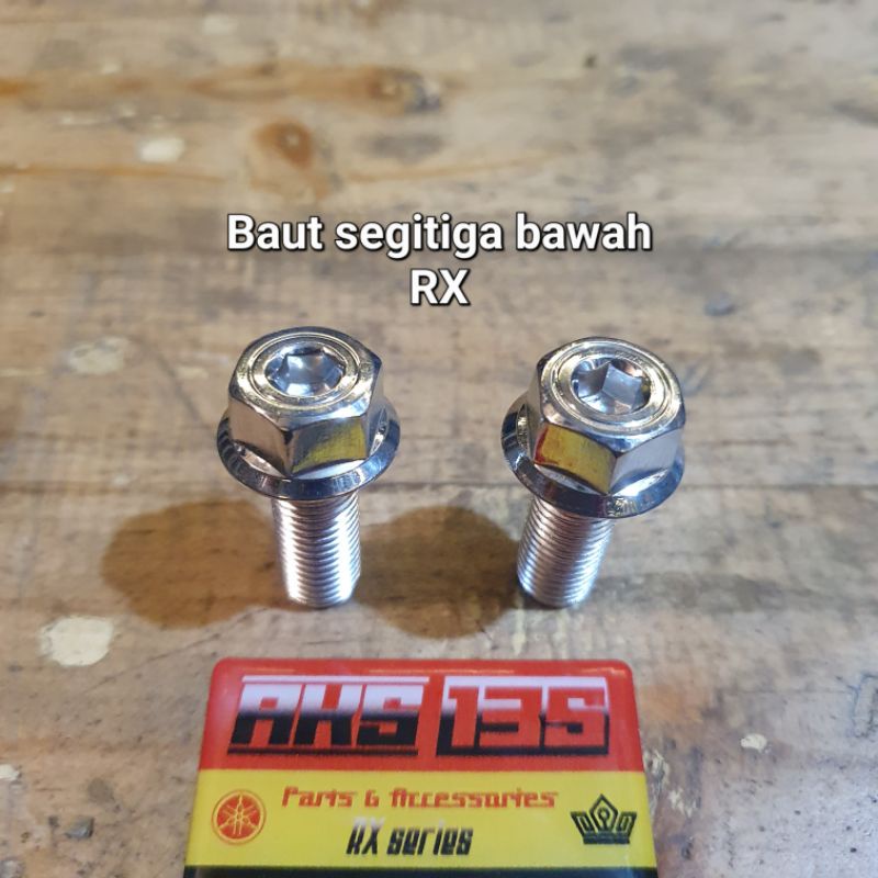 Baut segitiga bawah rx king rxking probolt 2 kunci stainless