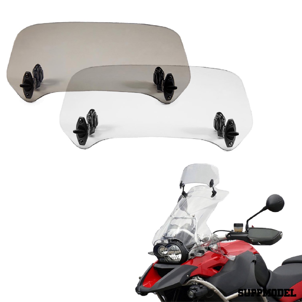 SPM CB500X CB500F CBF190X Windshield Extension Clamp-On PC Motorcycle Adjustable Windshield for Honda