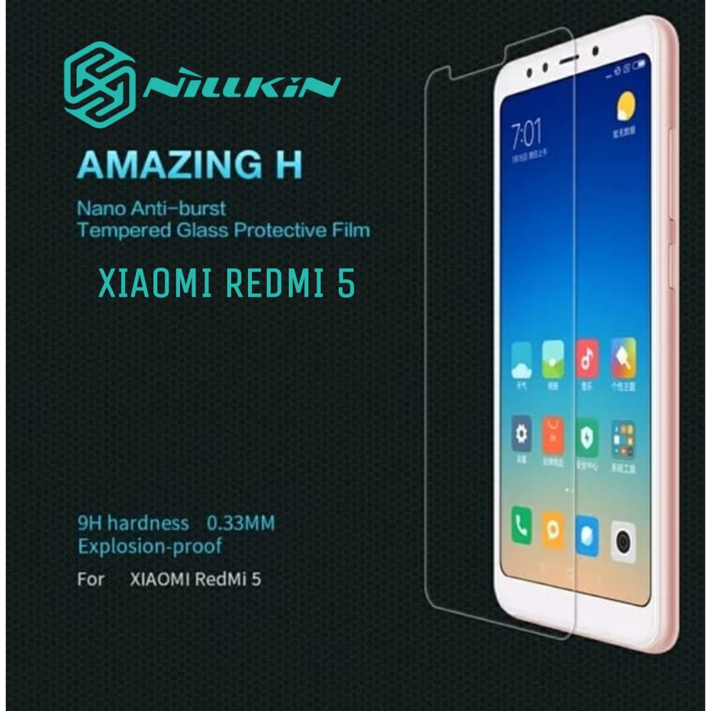TEMPERED GLASS NILLKIN AMAZING H XIAOMI REDMI 5 redmi 5 REDMI5 redmi5