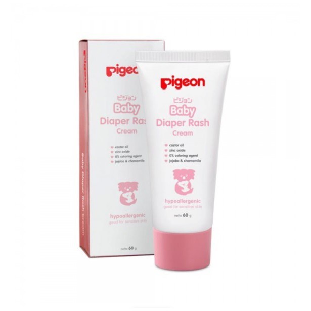 Pigeon Baby Diaper Rash Cream dan Baby Lotion