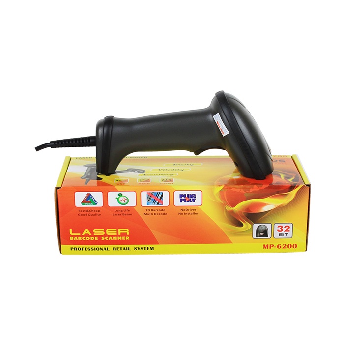 Barcode Scanner 1D MiniPOS MP-6200 Manual