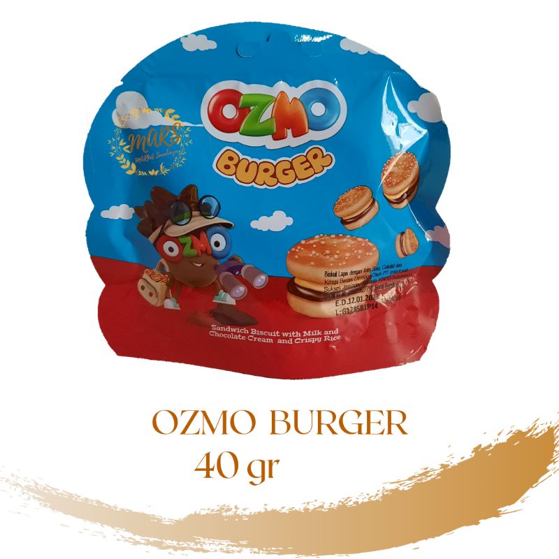 Ozmo burger sandwich biscuit 40 gr