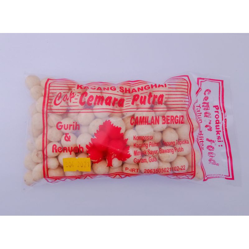 

Cemara Putra Kacang Shanghai / Kacang Atom Kemasan 5K Original.