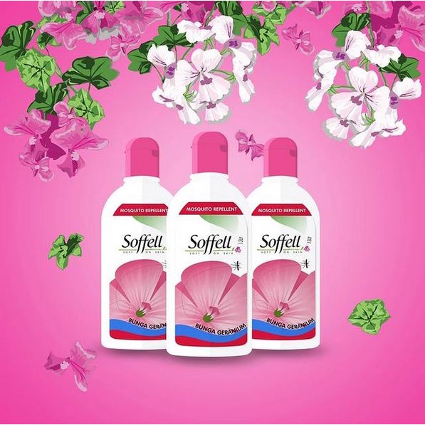 ORIGINAL Soffell Lotion Anti Nyamuk 80gr / Soffel / Sofel Lotion / HELLOMARTID