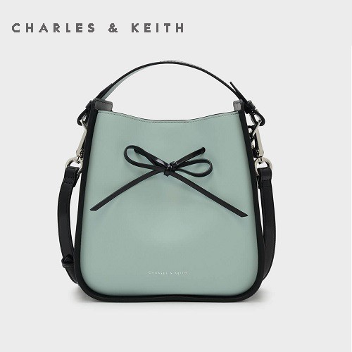 TAS SELEMPANG WANITA CHARLES & KEITH HAND BAG CNK-6005 BLUE ORIGINAL IMPORT BATAM TERMURAH