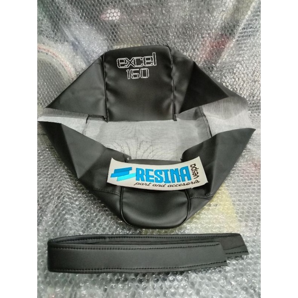 kulit jok cover jok Vespa Excel lengkap sabuk detail original replika danmotor