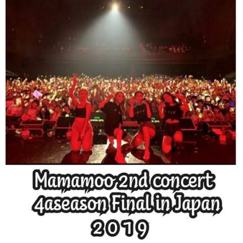 Mamamoo 2nd concert tour "4Season" Final in Japan 2019