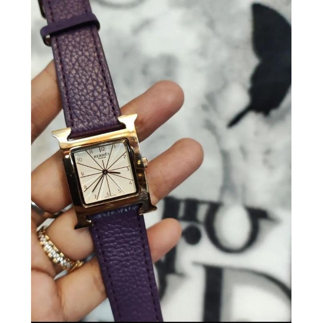 Jam tangan hermes original preloved