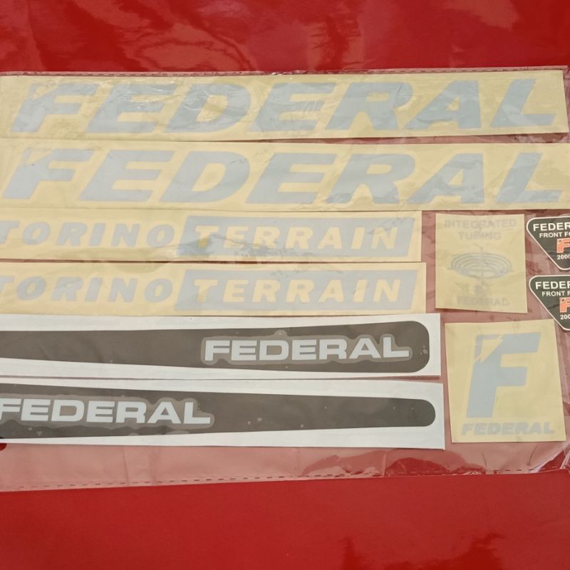 stiker sepeda federal Torino terrain