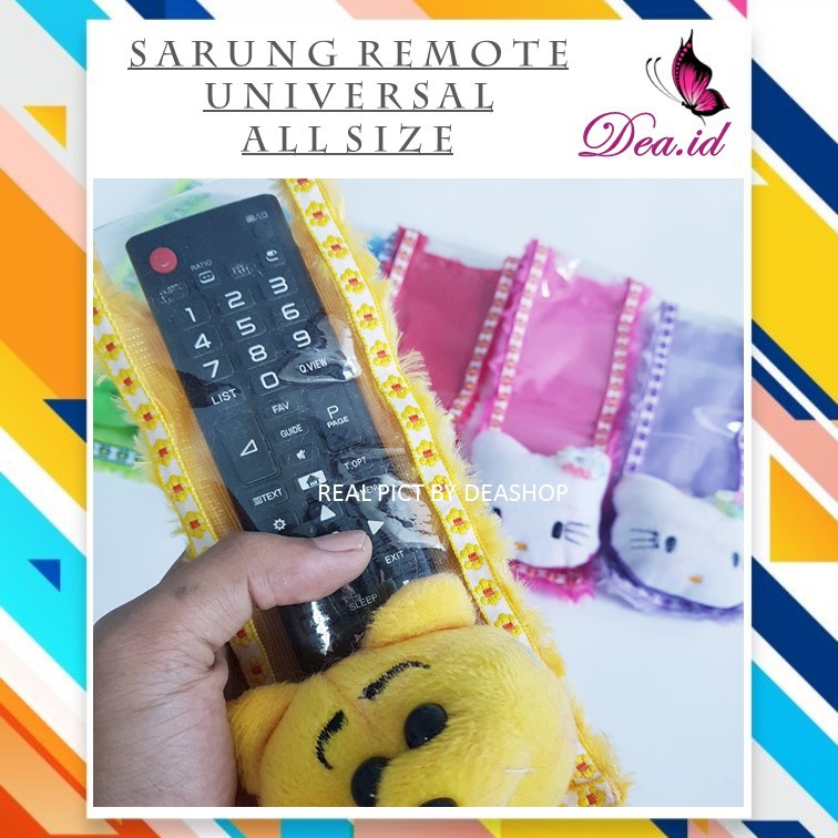 [DEASHOP] [Home Living Decoration] BUNGKUS REMOTE COVER REMOT SARUNG REMOTE KARAKTER