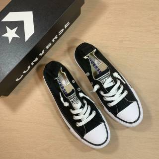 CONVERSE CT SHORELINE SLIP BLACK WHITE (WOMEN) | Shopee