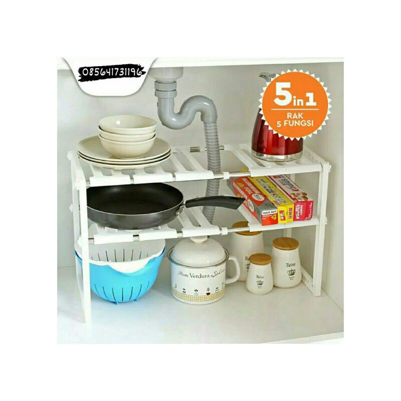 Rak Serbaguna Rak Bawah Wastafel Unik Alat Dapur