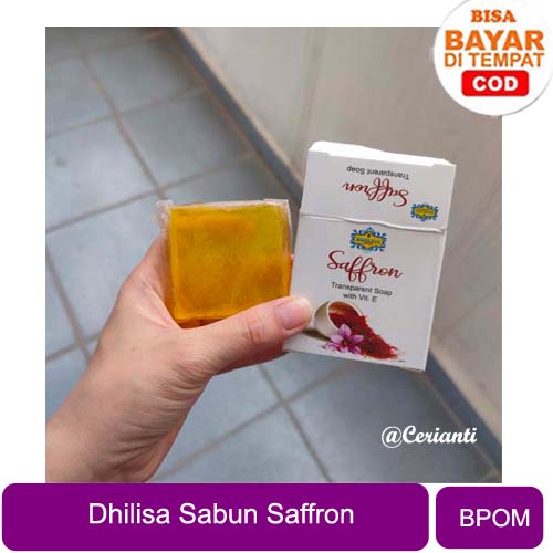 [BPOM] Dhilisa Sabun Saffron  Thai Kambing Collagen Ateefah Arab