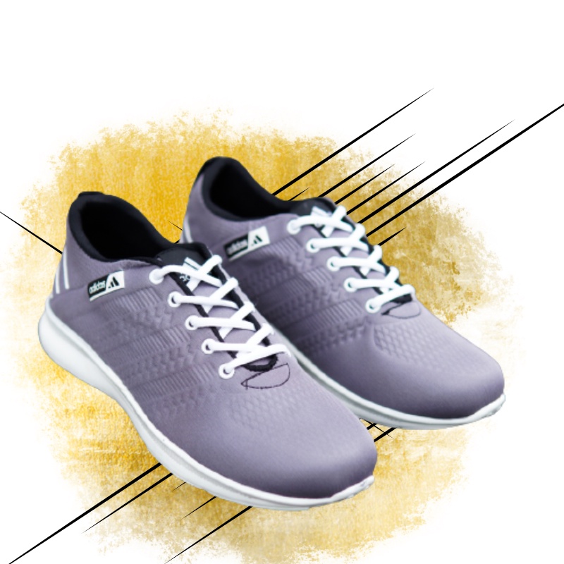 Sepatu WanitaPria Sport Adidas Flyknit Joging Senam Santai
