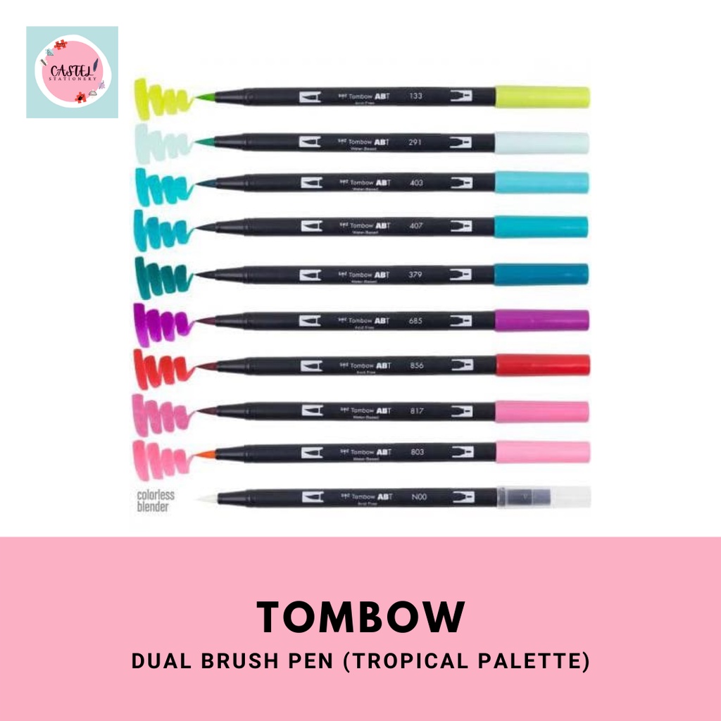 

Tombow ABT Dual Brush Pen Tropical Palette Satuan