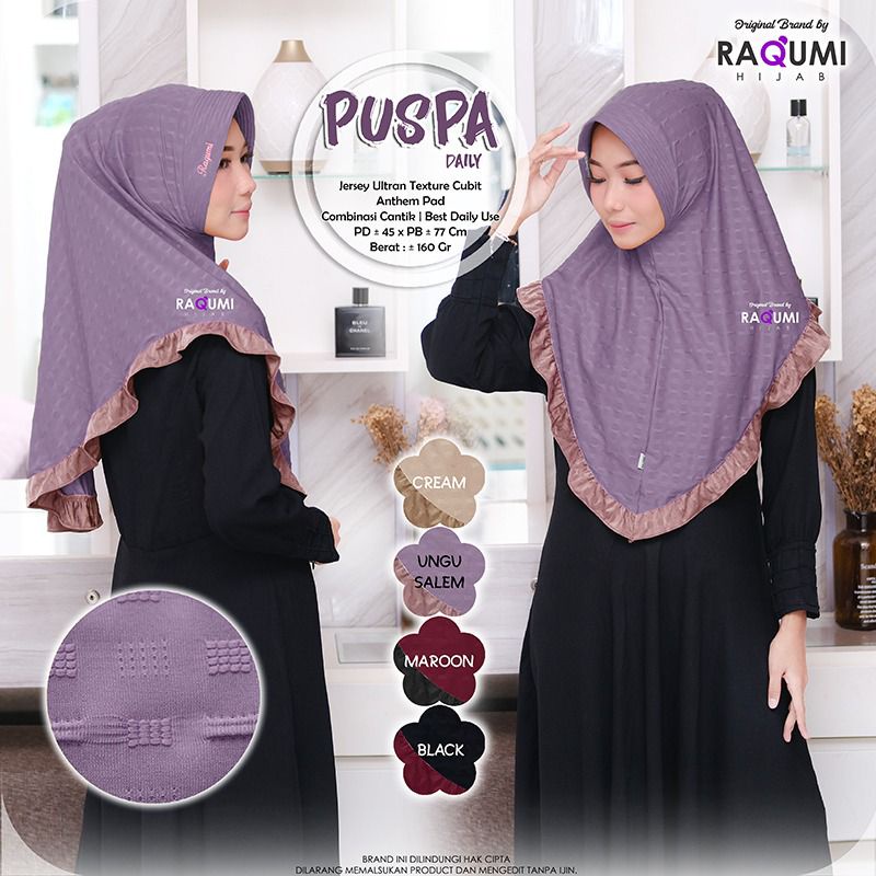 PUSPA DAILY BY ORI RAQUMI HIJAB