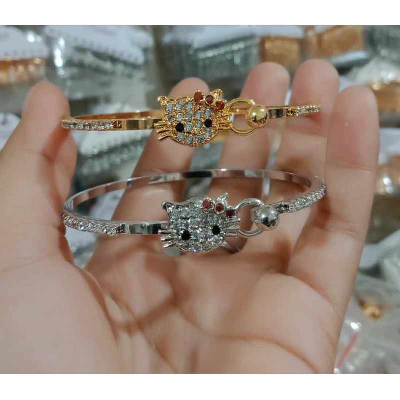 Fourfashion Gelang Bangle Xuping Permata Hello Kitty kekinian HH060