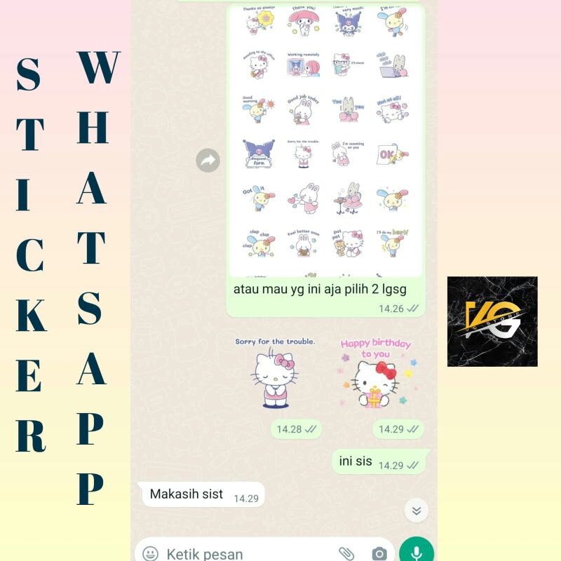 jasa stiker whatsapp dari line