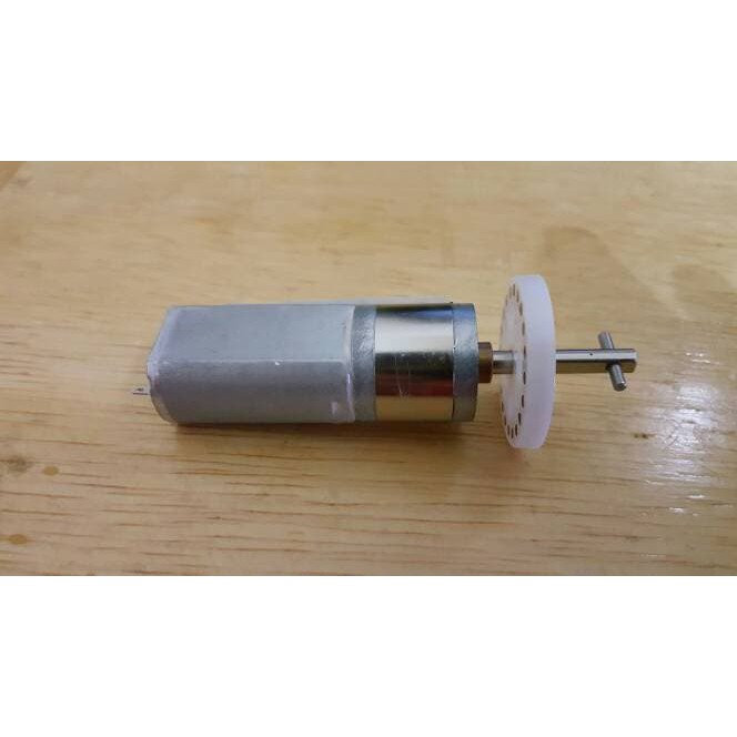 Jual motor gearbox torque 5kg DC 3.6V12V ( 2172rpm ) Diameter shaft
