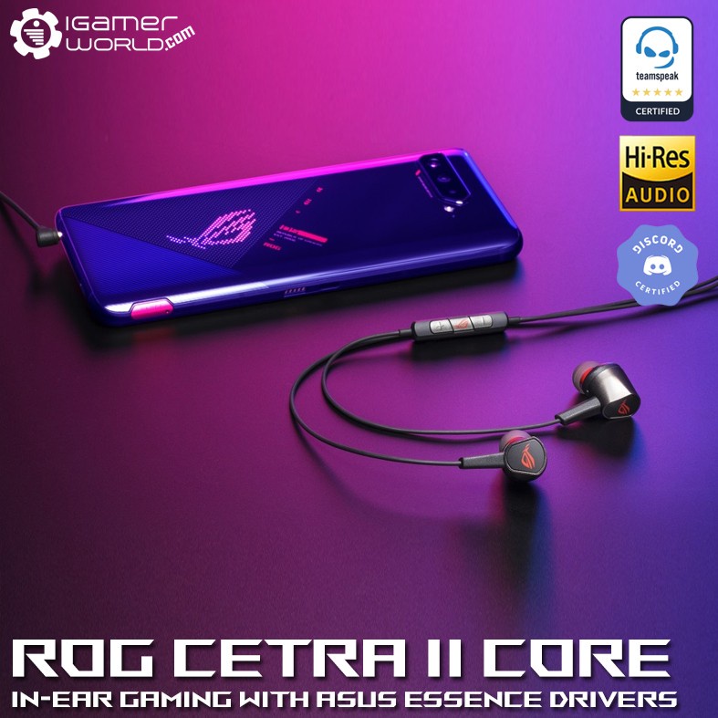 ASUS ROG Cetra II Core / Cetra 2 Core In-ear Gaming Headphone