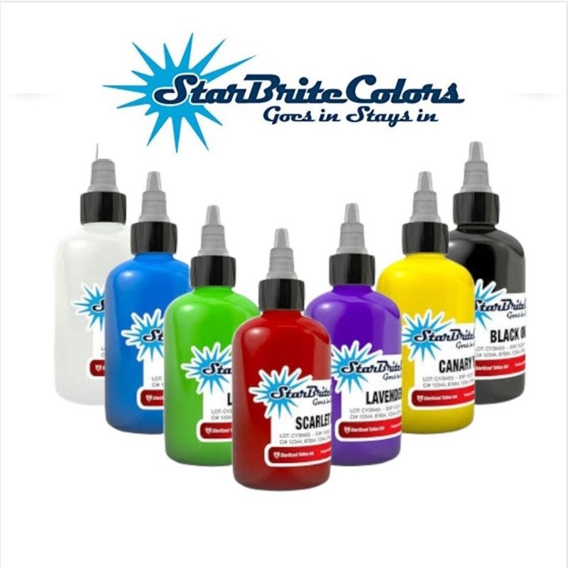 Tinta Tattoo Starbrite Original Made In USA