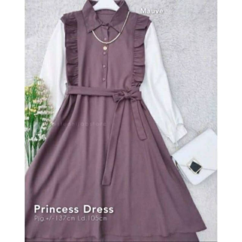 Dress Varian LIVINA Gamis Muslimah Terbaru Kekinian Gemas Warna Soft Cantik Dress Casual Dress Santa