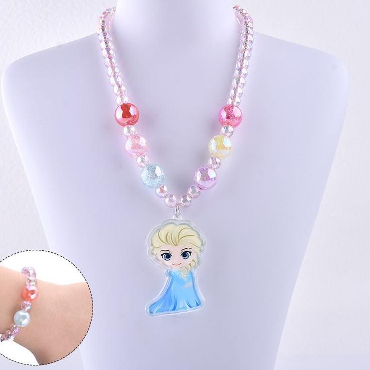 Buruan Cek [ULTRATOYS] KALUNG LAMPU ANAK PRINCESS MERMAID IMPORT