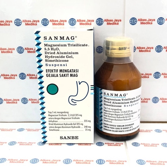 Jual Sanmag Sirup 120ml Obat Maag Asam Lambung Shopee Indonesia