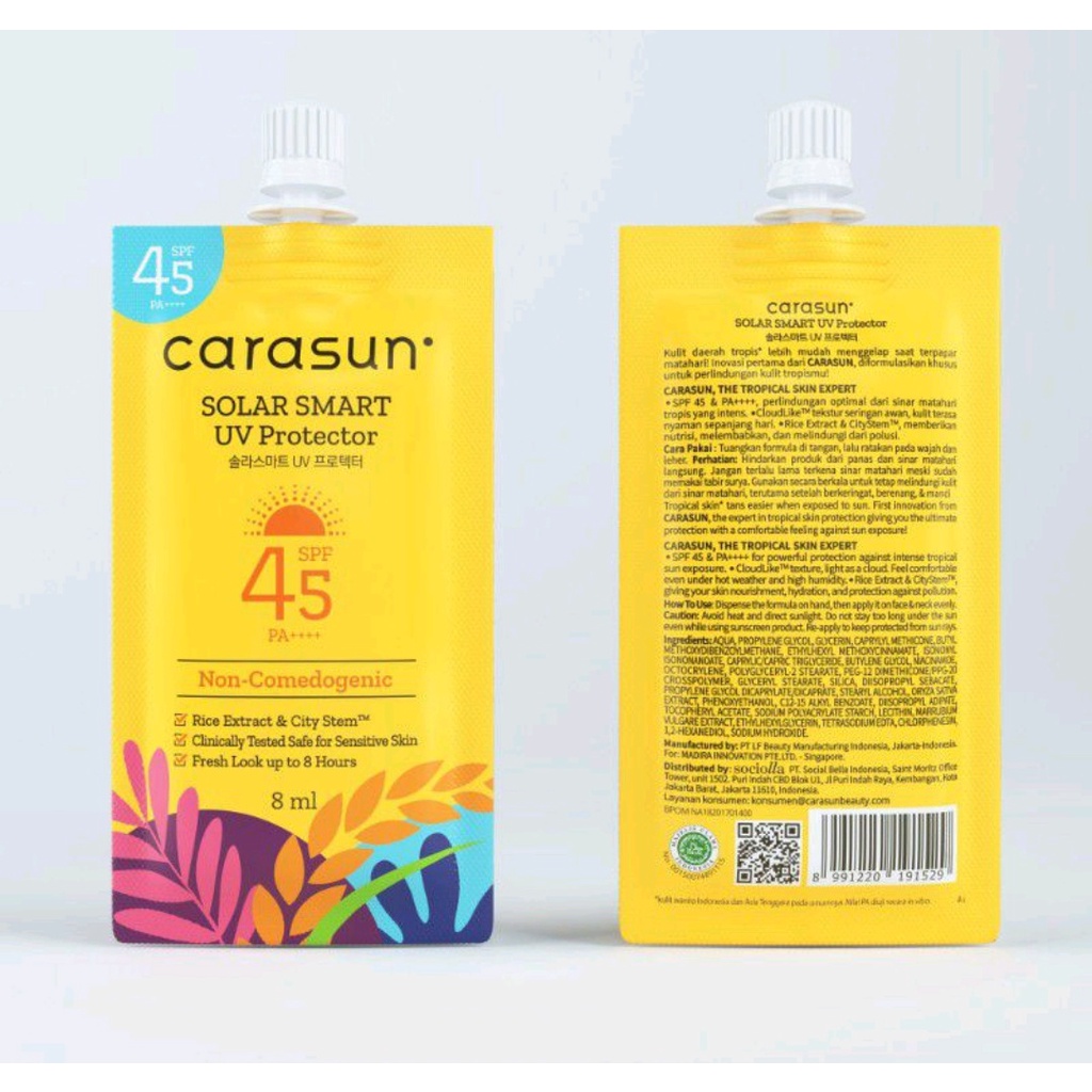 Carasun Solar Smart UV Protectector SPF 45 PA++++