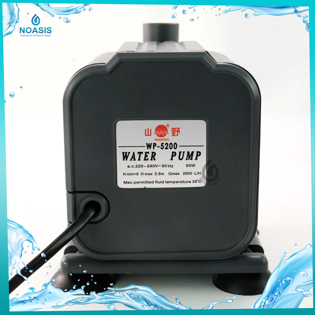 POMPA AIR CELUP AQUARIUM YAMANO WP 5200 KOLAM / HIDROPONIK WP-5200